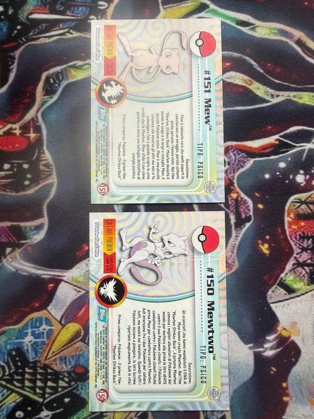 Topps Mewtwo No Holo - EX (Excellent) – Pokémon – foto 2