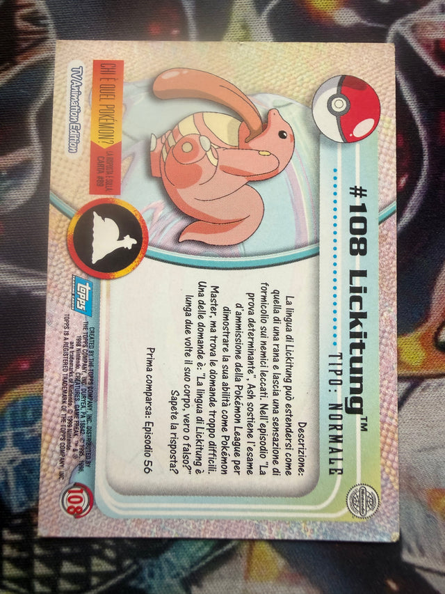 Topps Lickitung No Holo - EX (Excellent) – Pokémon – foto 2