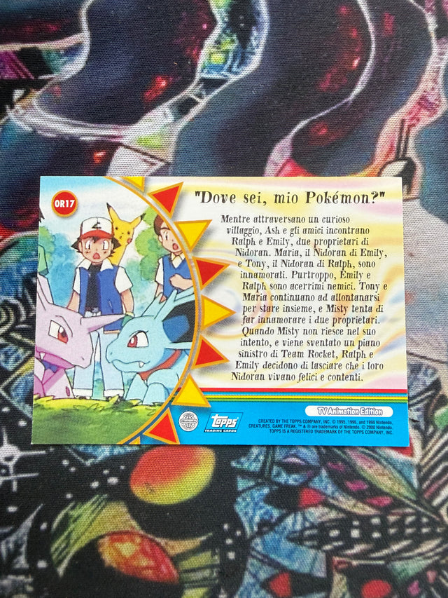 Topps Pokémon Orange Island Nidorino e Nidorina No Holo – Pokémon – foto 2