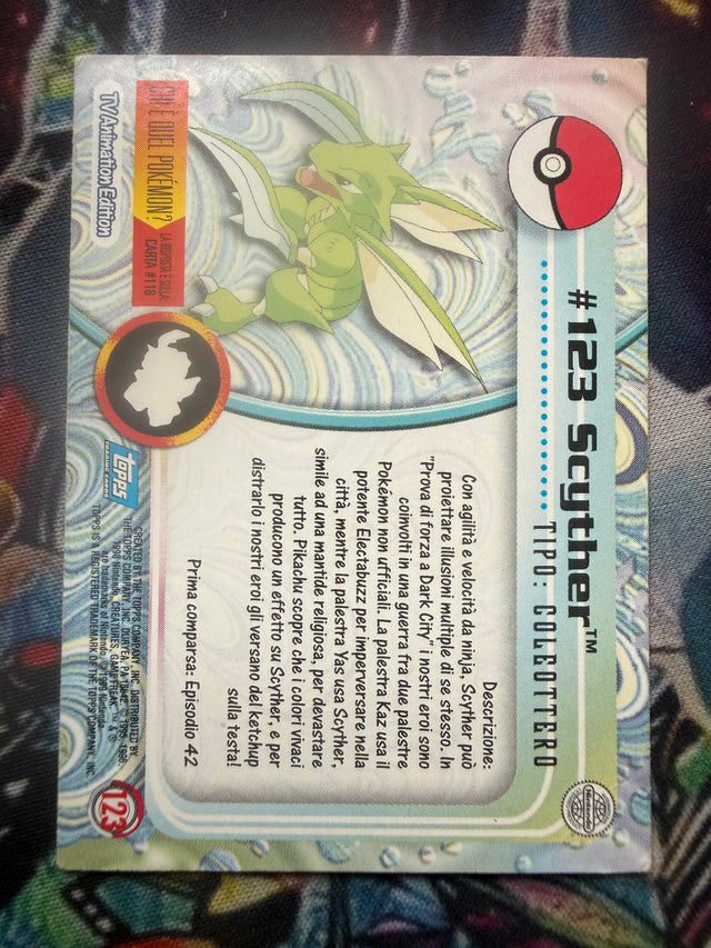 Topps Scyther No Holo - EX (Excellent) – Pokémon – foto 2
