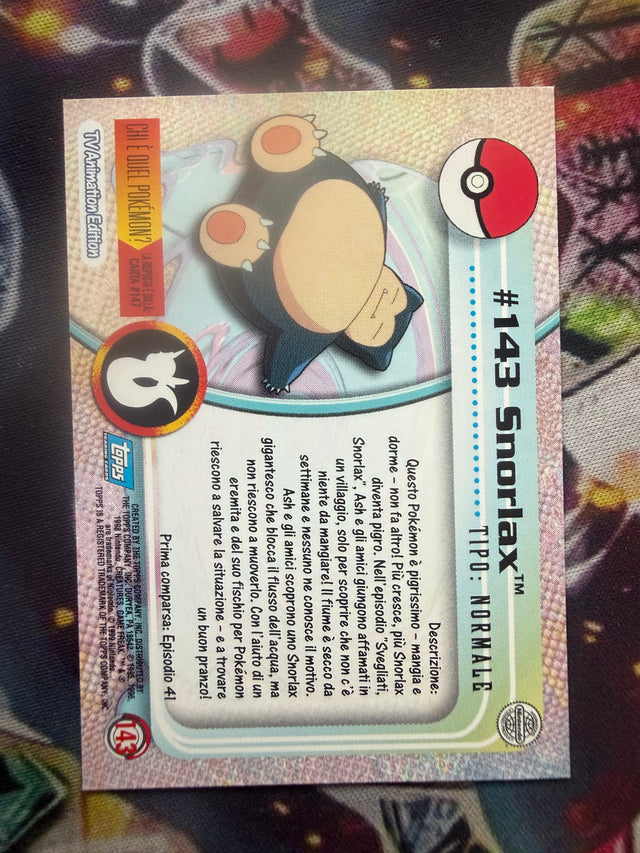 Topps Snorlax No Holo - EX (Excellent) – Pokémon – foto 2