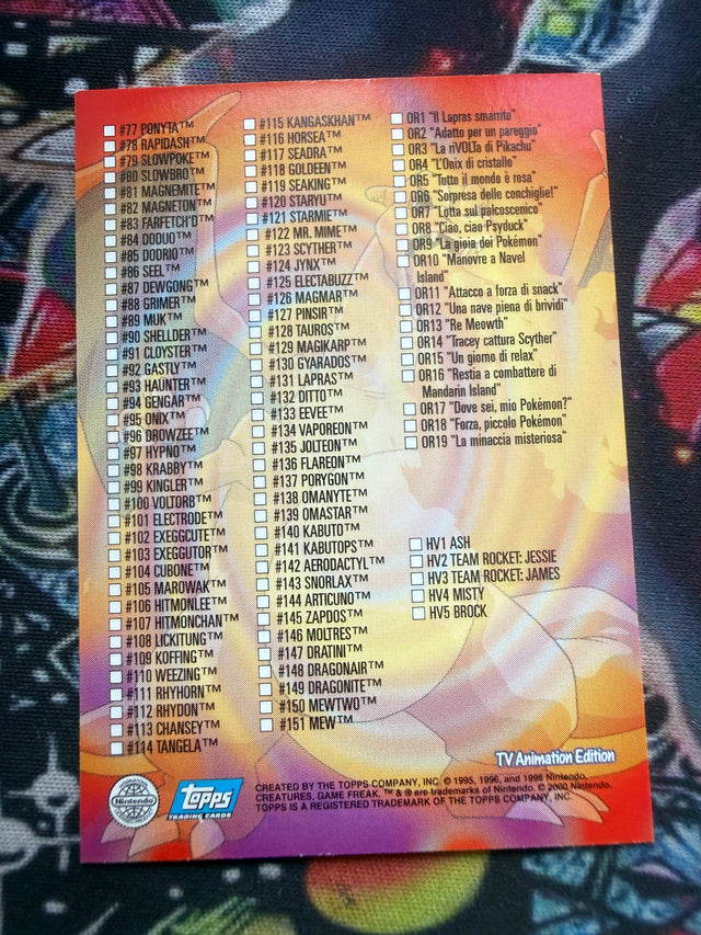 Topps Pokémon TV1 Ash Misty Brock No Holo – Pokémon – foto 2