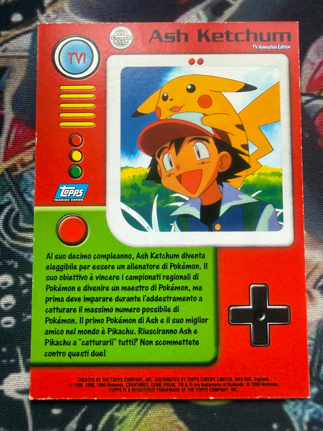 Topps Pokémon TV1 Ash Holo – Pokémon – foto 2