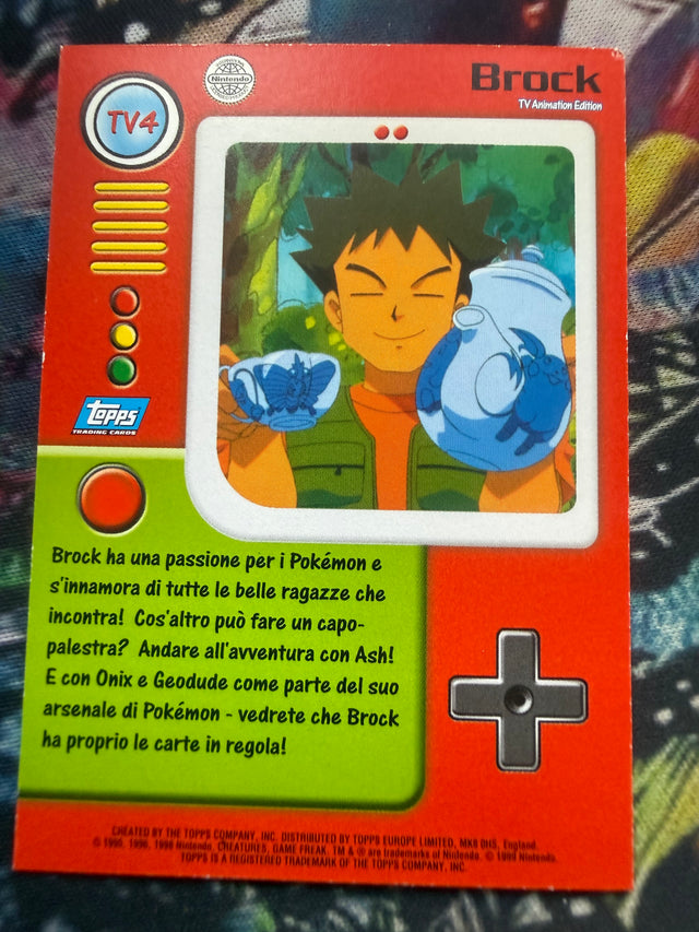 Topps Pokémon TV1 Brock tramonto No Holo – Pokémon – foto 2