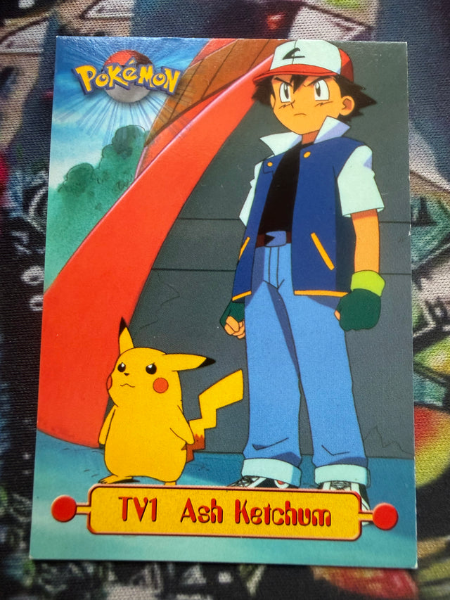 Topps Pokémon TV1 Ash e Pikachu No Holo – Pokémon