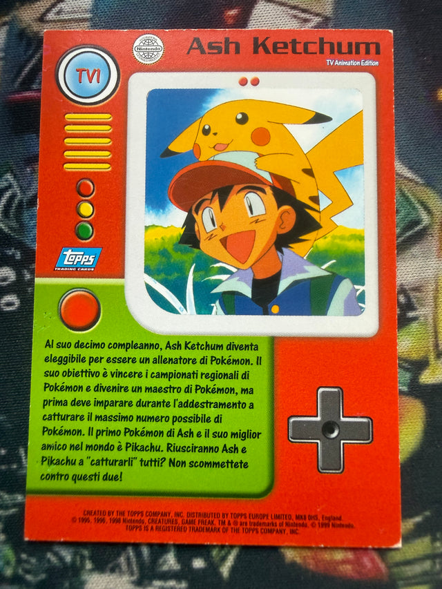 Topps Pokémon TV1 Ash e Pikachu No Holo – Pokémon – foto 2