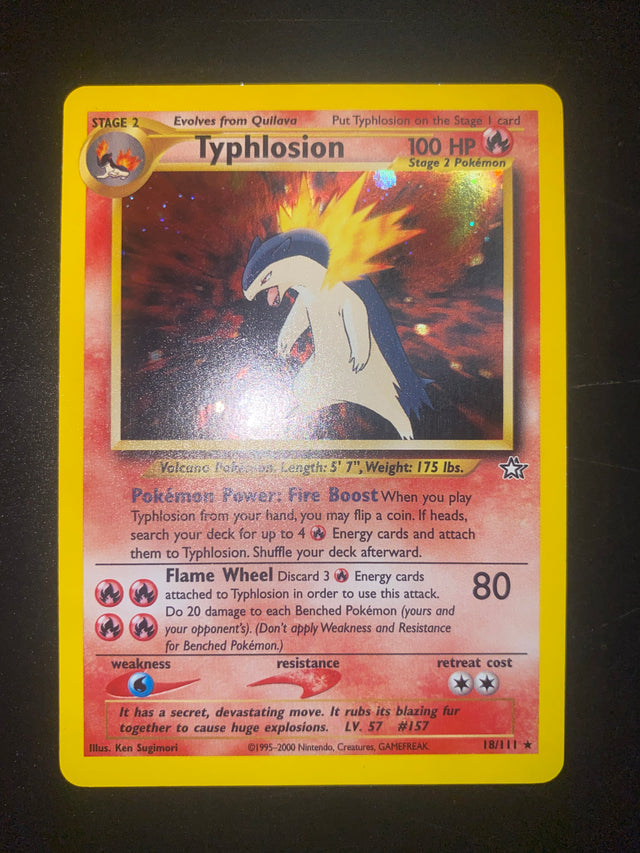 Typhlosion Neo Genesis 18/111 ENG EX – Pokémon