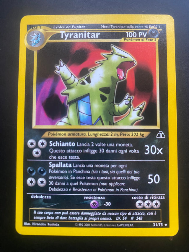 TYRANITAR NO HOLO 31/75 ITA EX – Pokémon