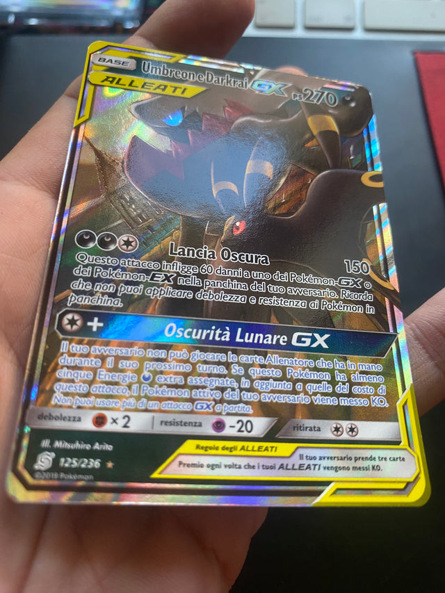 Umbreon & Darkrai GX ITA 125/236 Near Mint Sintonia Mentale – Pokémon – foto 3
