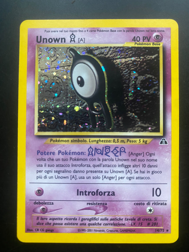 Unown ITA EX+ Neo Discovery – Pokémon