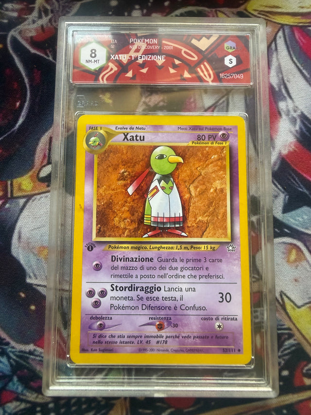 Xatu 1st Edition Italiano – Grade 8 – Pokémon gradata