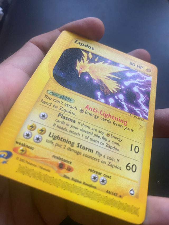 ZAPDOS NO HOLO ENG EX + – Pokémon – foto 3