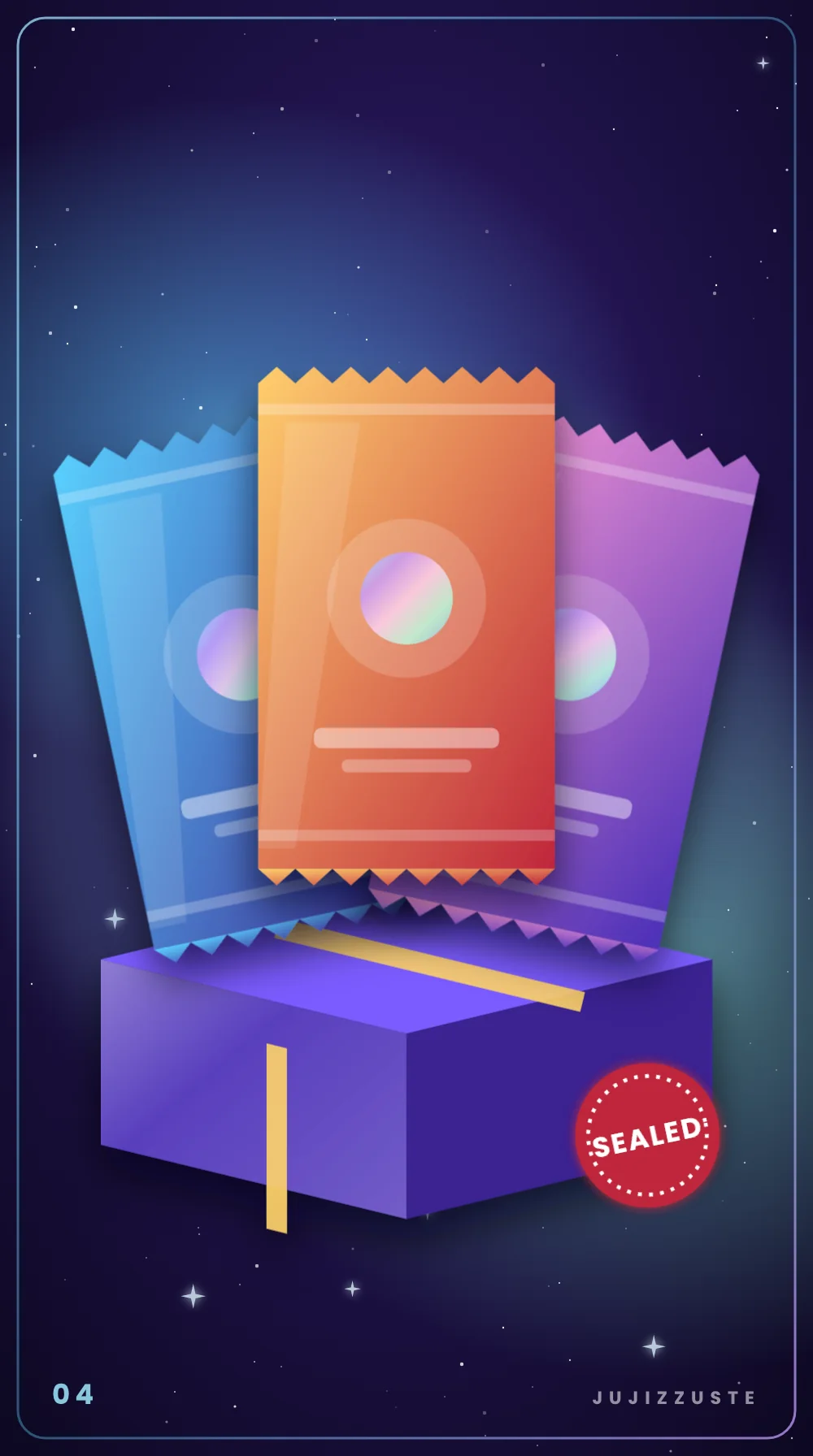 Illustrazione della collezione Sealed Universe